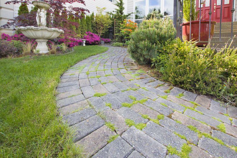 Landscaped Pavers Walkway
