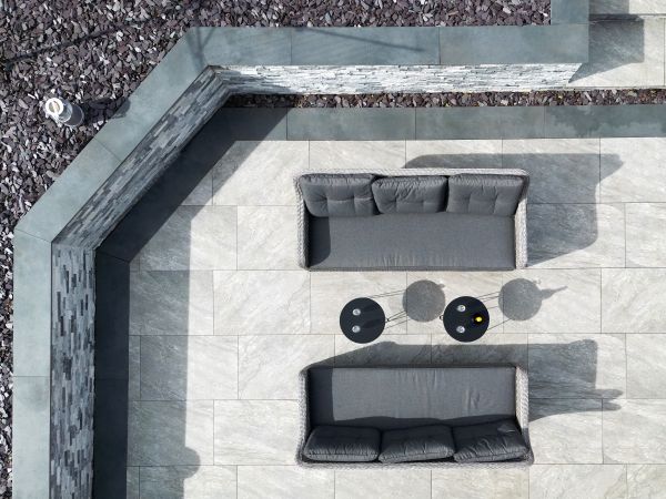 Porcelain Patio Installation in Evans