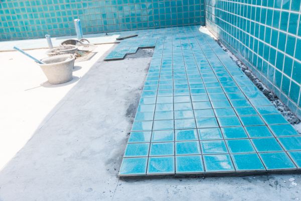 Pool Flooring Installation in Evans